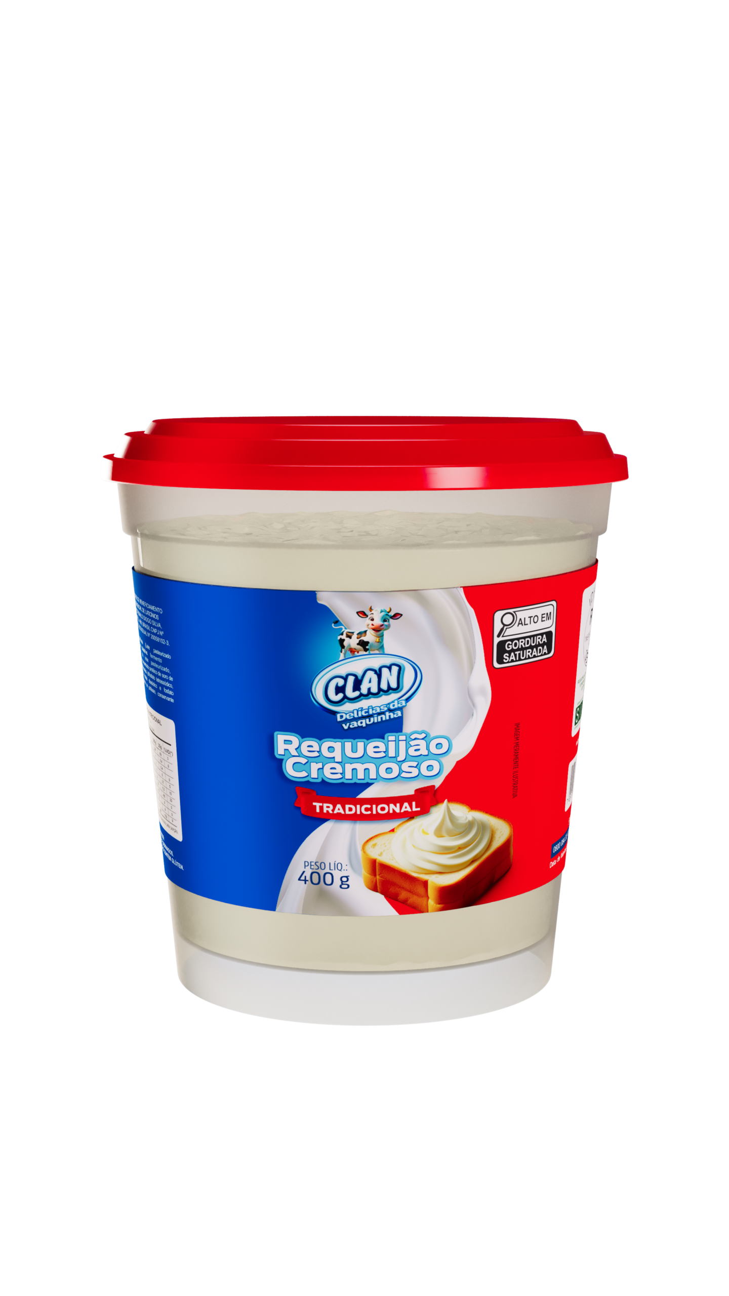 Requeijão tradicional - 400g - câmera 1